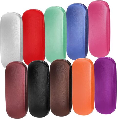 Frcctre 10 Pack Hard Shell Eyeglasses Cases Sunglasses Case, Clamshell Eyeglasses Case Unisex Portable Glasses Protective Case for Men Women in Saudi Arabia