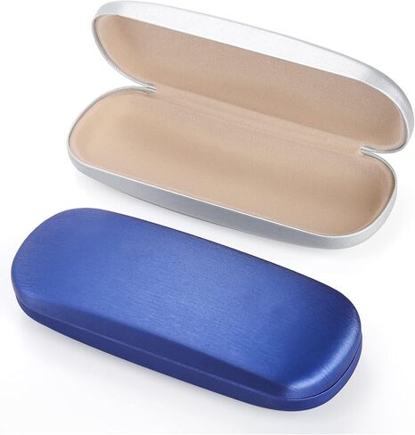 Frcctre 10 Pack Hard Shell Eyeglasses Cases Sunglasses Case, Clamshell Eyeglasses Case Unisex Portable Glasses Protective Case for Men Women in Saudi Arabia