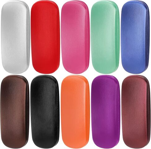 Frcctre 10 Pack Hard Shell Eyeglasses Cases Sunglasses Case, Clamshell Eyeglasses Case Unisex Portable Glasses Protective Case for Men Women in Saudi Arabia