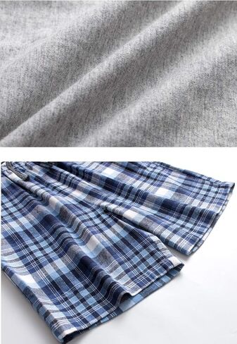 Big Boys Long Sleeve Plaid Pajamas Cotton Young Teens Sleepwear 10-16Years in Kuwait
