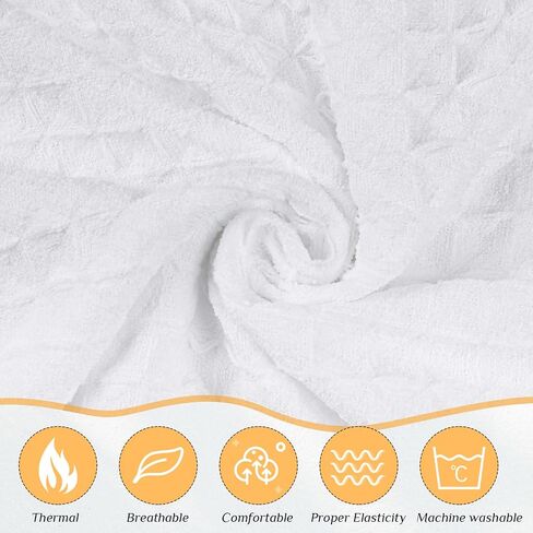 8 Pcs Waffle Body Bath Wrap for Women Knee Length Bath Towel Wrap with Pocket Adjustable Closure for Spa Shower (Grey) in Saudi Arabia