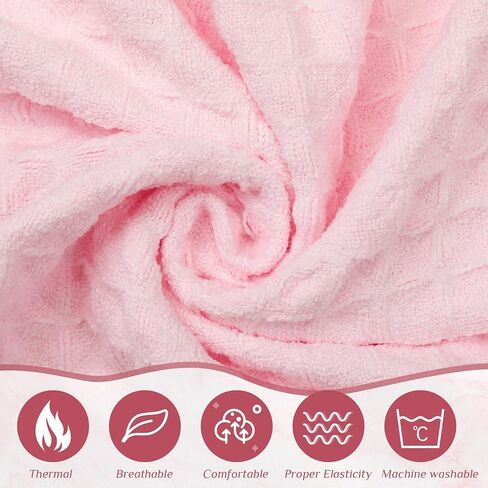 8 Pcs Waffle Body Bath Wrap for Women Knee Length Bath Towel Wrap with Pocket Adjustable Closure for Spa Shower (Grey) in Saudi Arabia
