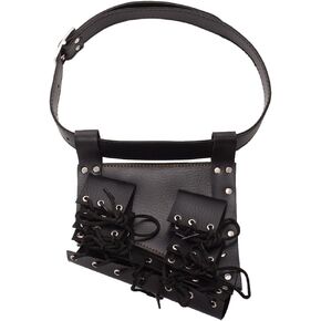 BLESSUME 1PC Medieval Rapier Frog Holster with Belt Cross Lacing Holder Belt for 3 Swords