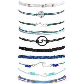 Long tiantian String Bracelets for Girls Friendship BraceletsWaterproof Summer Wave Bracelet Handmade Wave Bracelet for Teen Girls in Kuwait