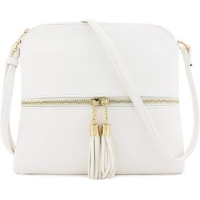 DELUXITY Lightweight Medium Crossbody Bag with Tassel in Saudi Arabia