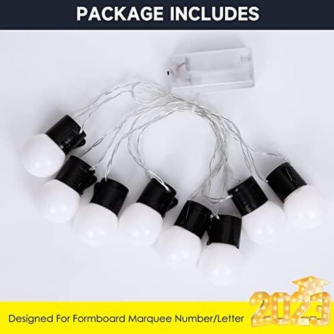 ZPISF Graduation Decorations Class of 2023, 3.4FT 2023 Marquee Numbers Pre-Cut Frame Kit, Marquee Light Up Letters 2023 with Graduation Cap for Preschool High School College Prom Party Decor in Kuwait