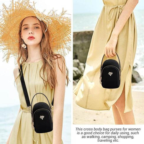 YINHEXI Small Crossbody Bags Purses for Women, Mini Handbag Shoulder Crossbody Bag Cell Phone Purse for Women and Men in Kuwait