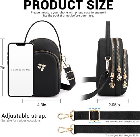 YINHEXI Small Crossbody Bags Purses for Women, Mini Handbag Shoulder Crossbody Bag Cell Phone Purse for Women and Men in Kuwait