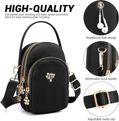 YINHEXI Small Crossbody Bags Purses for Women, Mini Handbag Shoulder Crossbody Bag Cell Phone Purse for Women and Men in Kuwait