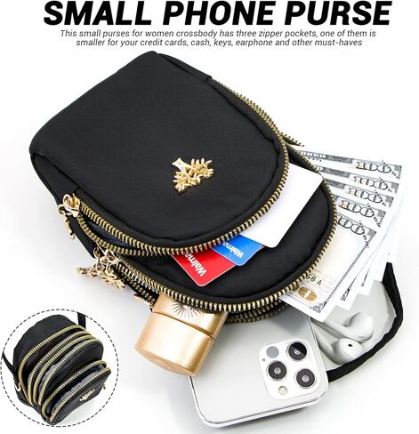 YINHEXI Small Crossbody Bags Purses for Women, Mini Handbag Shoulder Crossbody Bag Cell Phone Purse for Women and Men in Kuwait