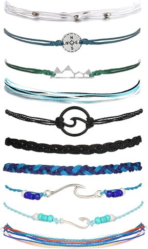 Long tiantian String Bracelets for Girls Friendship BraceletsWaterproof Summer Wave Bracelet Handmade Wave Bracelet for Teen Girls in Kuwait