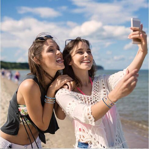 Long tiantian String Bracelets for Girls Friendship BraceletsWaterproof Summer Wave Bracelet Handmade Wave Bracelet for Teen Girls in Kuwait