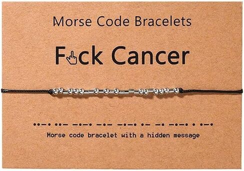 Dainty Beads Never Give Up Morse Code Bracelet Jewelry for Her Sterling Silver Beads on Silk Cord for Women Men Girls Boys in Kuwait