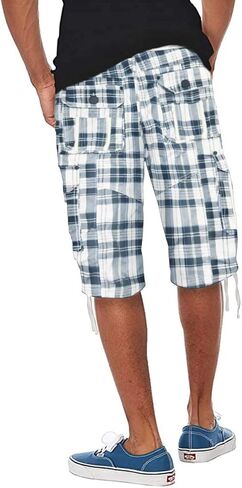 Fried-Denim Mens Everyday Poplin Belted Cargo Fairfax Shorts in Saudi Arabia