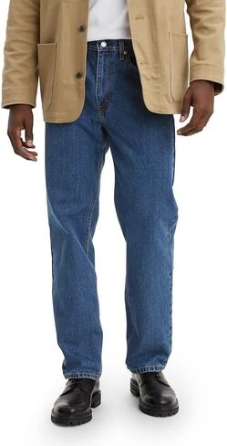 Levi's Men's 550 Relaxed Fit Jeans (Also Available in Big & Tall), Medium Stonewash, 33W x 29L in Saudi Arabia