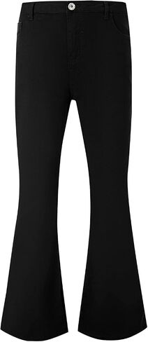 Wbestwind Men's Relaxed Stretch Vintage 60s 70s Bell Bottom Pants Fit 70s Disco Outfits Comfort Flared Retro Leg in Saudi Arabia