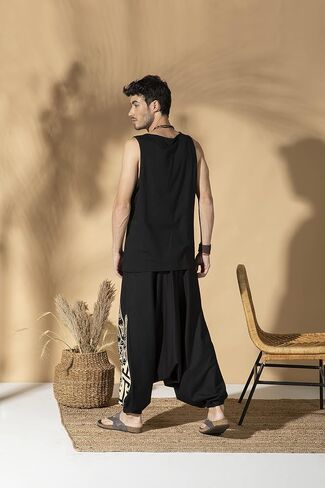 سراويل بوهو يوجا فضفاضة فاخرة للرجال من Veshti Company in Kuwait