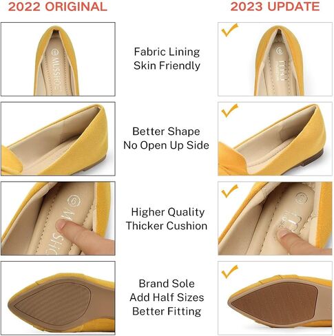 MUSSHOE Flat Shoes Women Comfortable Slip on Women's Flats Dress Shoes for Women in Saudi Arabia