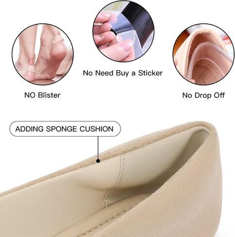 MUSSHOE Flat Shoes Women Comfortable Slip on Women's Flats Dress Shoes for Women in Saudi Arabia