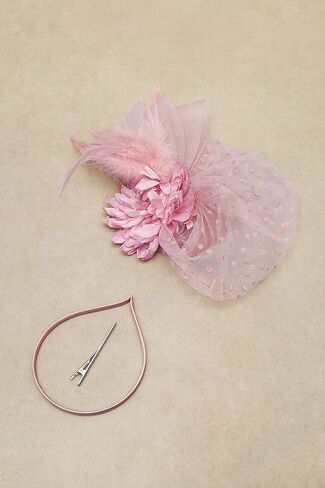 قبعات BABEYOND Fascinator للنساء - قبعات حفلات الشاي Kentucky Fascinators Derby Hat الزفاف كوكتيل زهرة الريش مشبك الشعر in Kuwait