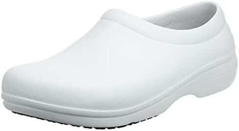 Crocs Unisex-Adult Men's and Women's on The Clock Clog | Slip Resistant Work Shoes in Saudi Arabia