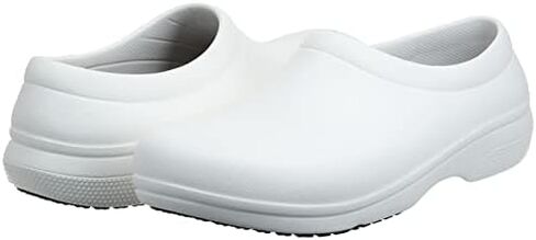 Crocs Unisex-Adult Men's and Women's on The Clock Clog | Slip Resistant Work Shoes in Saudi Arabia