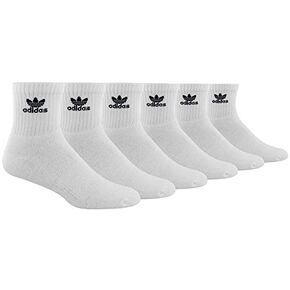 ADIDAS Originals 6 Pack Trefoil Crew Socks (Black) in Saudi Arabia