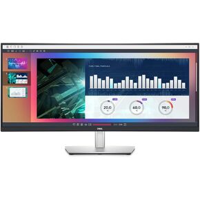 Dell 34 Inch Ultrawide , WQHD (Wide Quad High Definition), Curved USB-C Monitor (P3421W), 3440 x 1440 at 60Hz, 3800R Curvature, 1.07 Billion Colors, Adjustable, Black in Saudi Arabia