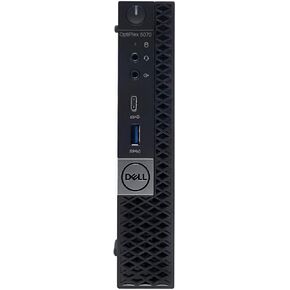 Dell Optiplex 5070 Micro MFF Desktop PC Intel i3-9100T, 16GB DDR4 New 512GB M.2 NVMe SSD, WiFi BT HDMI New KB & Mouse Windows 11 Pro (Renewed) in Kuwait