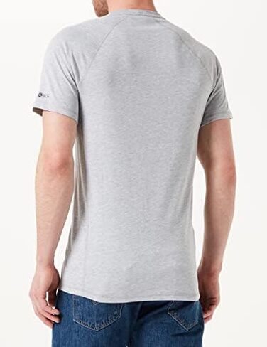 Carhartt Men's 104616 Force Relaxed Fit Midweight Short Sleeve Pocket - Medium Regular - Carbon Heather in Saudi Arabia