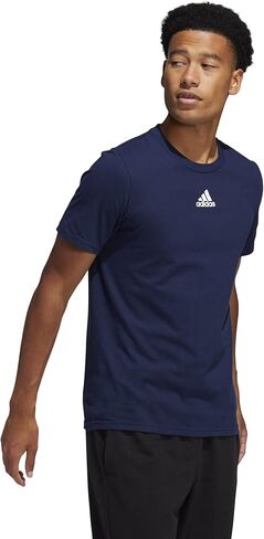 adidas Men's Amplifier Regular Fit Cotton T-Shirt EK017 XL Collegiate Navy in Saudi Arabia