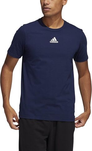 adidas Men's Amplifier Regular Fit Cotton T-Shirt EK017 XL Collegiate Navy in Saudi Arabia