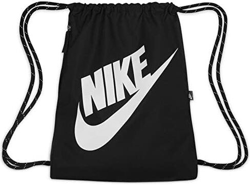 حقيبة رياضية برباط من Nike Heritage (مقاس واحد، حقيبة Nike Heritage برباط، وردي جيبسي/وردي جيبسي/برونزي معدني) in Kuwait