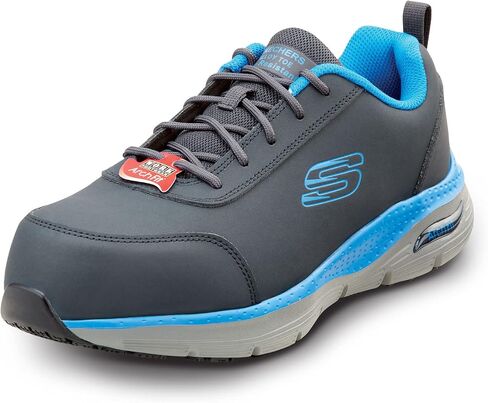 Skechers Work Arch Fit Beau, Men's, Athletic Style, Alloy Toe, EH, MaxTrax Slip Resistant, Work Shoe in Saudi Arabia
