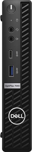 Dell OptiPlex 7000 7090 Desktop Computer - Intel Core i7 11th Gen i7-11700T Octa-core (8 Core) 1.40 GHz - 16 GB RAM DDR4 SDRAM - 512 GB M.2 PCI Express NVMe 3.0 x4 SSD - Micro PC - Black in Saudi Arabia