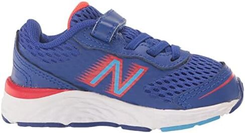 New Balance Kid's 680 V6 Hook and Loop Running Shoe, Sporty Pink/Astral Glow, 11 XW US Little Kid (4-8 Years) in Kuwait