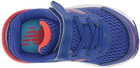 New Balance Kid's 680 V6 Hook and Loop Running Shoe, Sporty Pink/Astral Glow, 11 XW US Little Kid (4-8 Years) in Kuwait