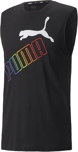 PUMA Men's Essentials+ Rainbow Sleeveless Tee in Saudi Arabia
