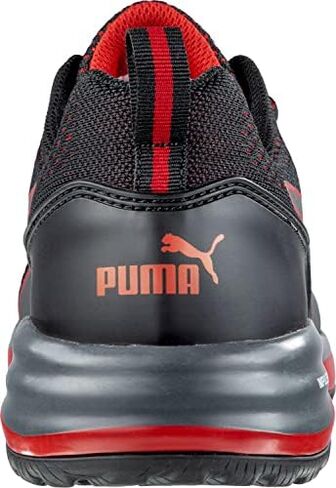 PUMA Safety Speed Black Red Low EH Safety Shoes for Men Composite Toe Slip Resistant Breathable in Saudi Arabia
