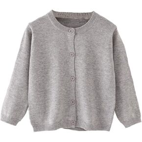 Little Girl Knit Cardigan Sweater - Toddler Button Down School Uniforms Cardigan in Kuwait