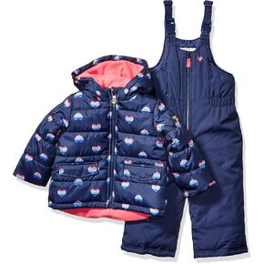 مجموعة ملابس سترة تزلج للفتيات من Osh Kosh وبدلة Snowbib Snowsuit in Saudi Arabia