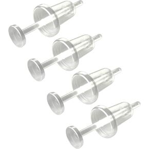 20g Stud Earrings Cartilage Piercing Flexible Bioflex Clear Ear Lobe Push-Fit Retainers Invisible Jewelry in Kuwait