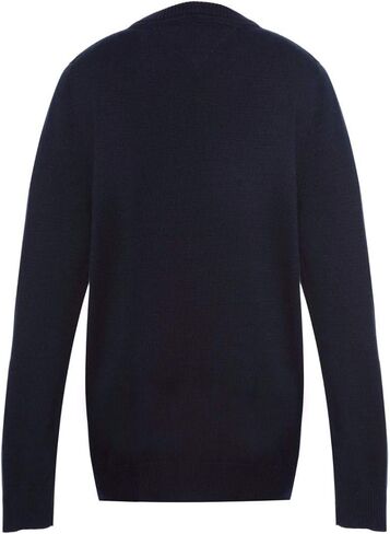 Tommy Hilfiger Girls V-Neck Sweater, Kids Long Sleeve School Uniform Clothes with Tall Sizes in Saudi Arabia