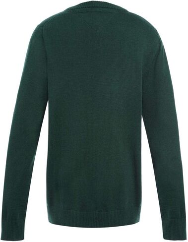Tommy Hilfiger Girls V-Neck Sweater, Kids Long Sleeve School Uniform Clothes with Tall Sizes in Saudi Arabia