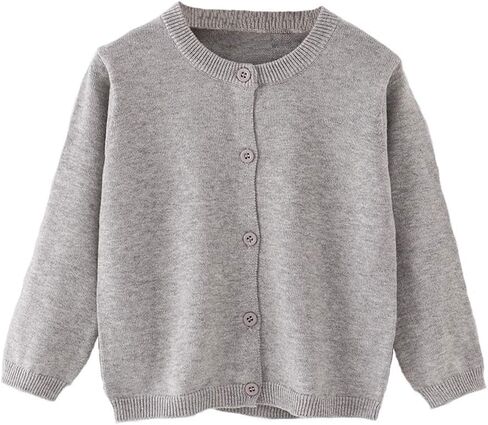 Little Girl Knit Cardigan Sweater - Toddler Button Down School Uniforms Cardigan in Kuwait