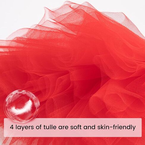 Simplicity Baby Girl's 4 Layers Tulle Tutu Skirt, 6 Months to 8 Years in Kuwait