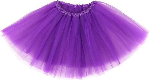 Simplicity Baby Girl's 4 Layers Tulle Tutu Skirt, 6 Months to 8 Years in Saudi Arabia