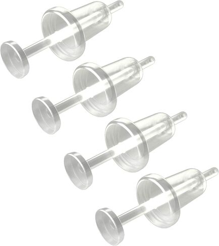 20g Stud Earrings Cartilage Piercing Flexible Bioflex Clear Ear Lobe Push-Fit Retainers Invisible Jewelry in Kuwait