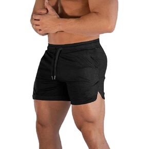 FLYFIREFLY Men's Gym Workout Shorts Running Lightweight Athletic Short Pants Bodybuilding Training in Saudi Arabia