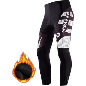 sponeed Men's Bicycle Pants 4D Padded Road Cycling Tights MTB Leggings Outdoor Cyclist Riding Bike Wear